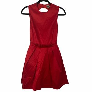 NWT ASOS Red Backless Mini Christmas Dress